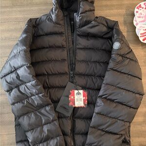 South Pole Black Puffer Jacket